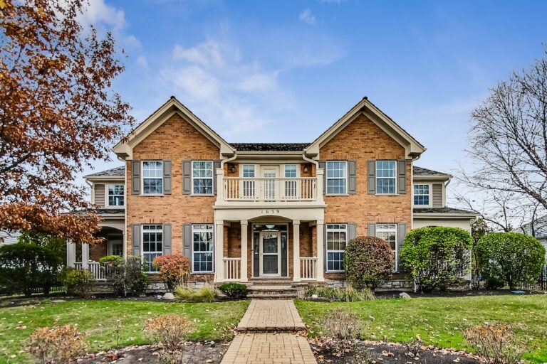 Front brick home view